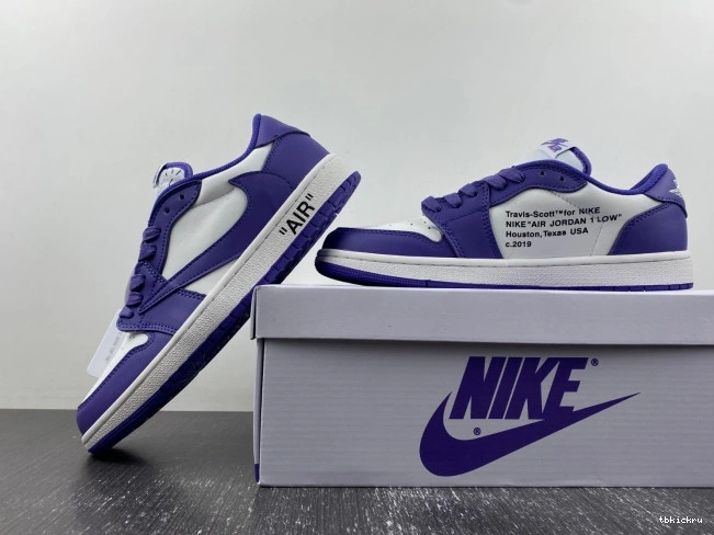 Reps TBK CUSTOM SCOTT X X 1 TRAVIS DM7890-386 AIR JORDAN OFF-WHITE 0725